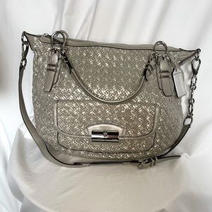 Coach Kristin Pinnacle Ltd Woven Laila Satchel